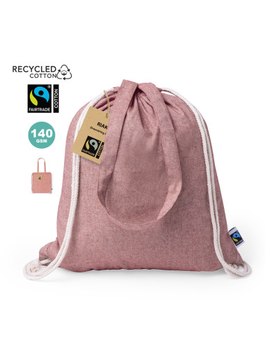 Mochila para Publicidad de cuerdas en Algodón 140g/m2