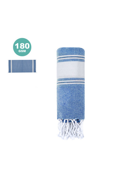Pareo toalla personalizable en algodón y poliéster, 180g/m²