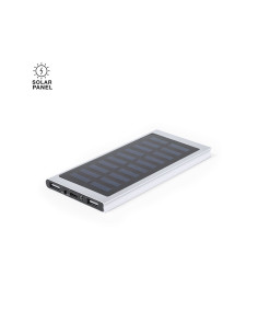 Power bank solar en Aluminio personalizado 8000 mAh. 2