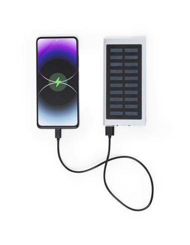 Power bank solar en Aluminio personalizado 8000...