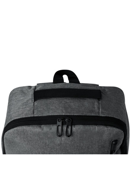 Mochila para Publicidad 600D RPET. Con cremallera doble