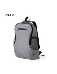 Mochila para Publicidad 300D RPET, Bolsillo frontal con...