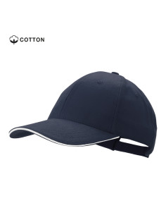 Gorra personalizada 6 paneles, 100% algodón peinado