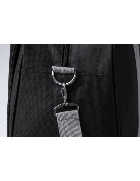 Bolsa de viaje personalizada con asas reforzadas en RPET 600D.