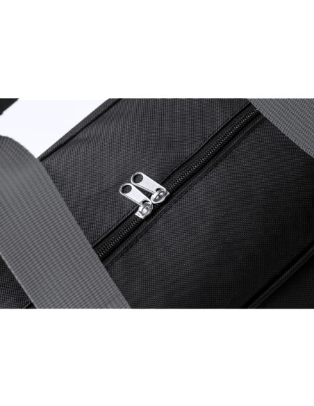 Bolsa de viaje personalizada con asas reforzadas en RPET 600D.