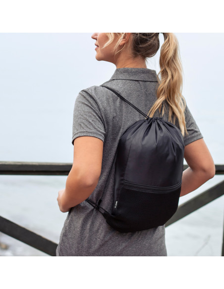 Mochila Personalizada de cuerdas en Poliéster RPET 210D