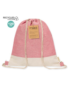 Mochila Publicitaria de cuerdas en Algodón reciclado 120g/m2