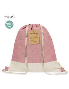 Mochila Publicitaria de cuerdas en Algodón reciclado 120g/m2 2