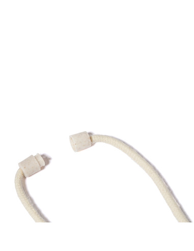 Lanyard en algodón y bambú personalizado con...