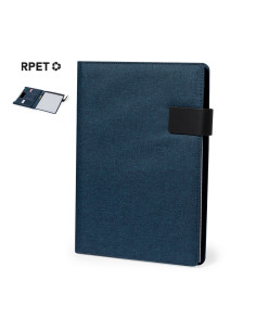 Portafolio personalizado en RPET 600D con cierre imantado...