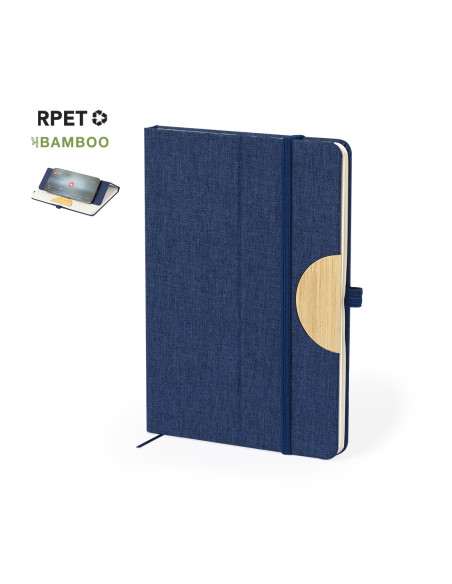 Bloc de notas Personalizado en Bambú y Soporte Smartphone