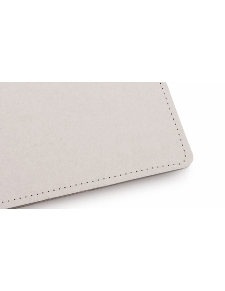 Carpeta portafolios personalizada, cartón reciclado, bloc y soporte