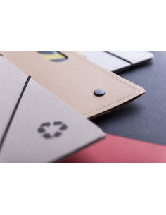 Carpeta ECO personalizada, cartón reciclado, bloc y notas... 2