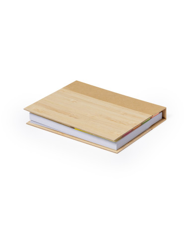 Bloc de Notas Personalizado con Tapas de Bambú