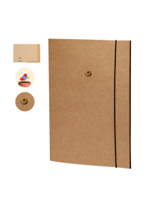 Portafolio personalizado ECO en cartón reciclado con... 2