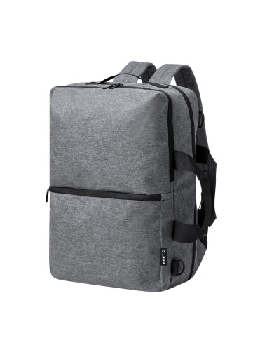 Mochila personalizada portadocumentos RPET con...