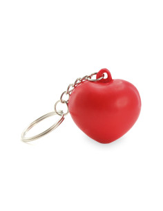 Llavero antiestrés de corazón personalizado en suave PU. 2