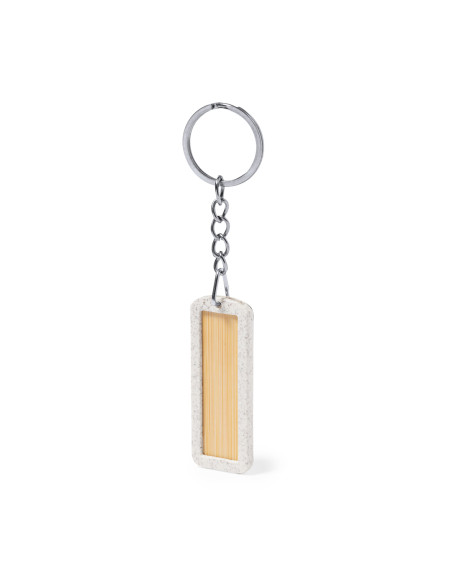 Llaveros ECO baratos personalizados en bambú.