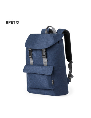 Mochila Promocional en 600D RPET, Bolsillo...