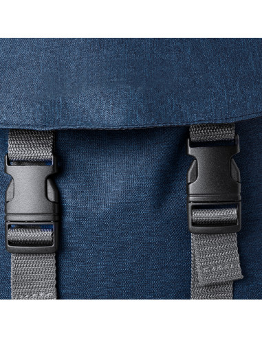 Mochila Promocional en 600D RPET, Bolsillo...