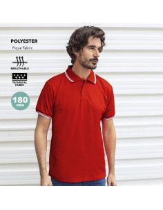 Polo bordado personalizado piqué transpirable, Poliéster... 2