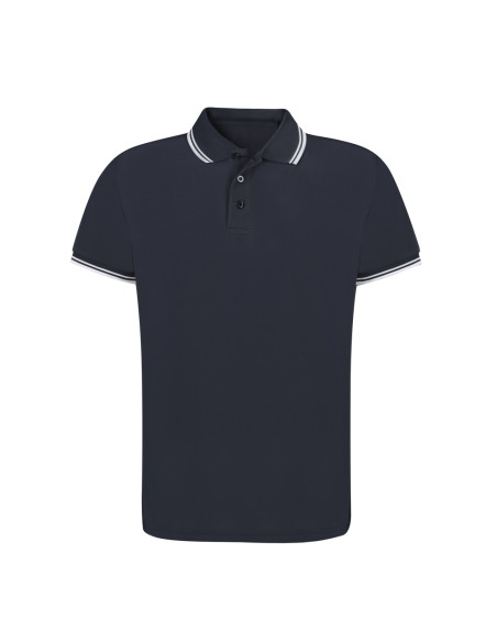 Polo bordado personalizado piqué transpirable, Poliéster 180g/m2