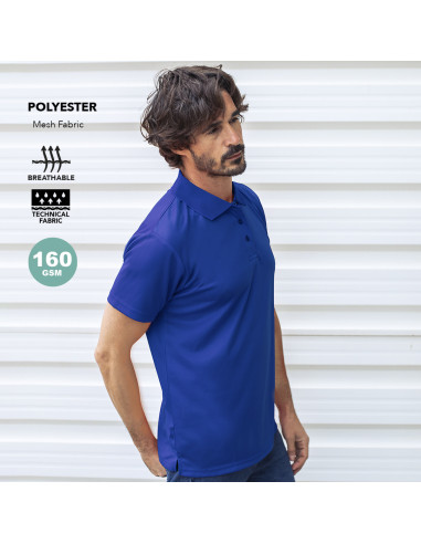 Polo técnico 100% Poliéster para Personalizar de 160g/m2