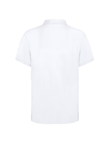 Polo para Publicidad blanco, 100% Algodón, S-3XL.