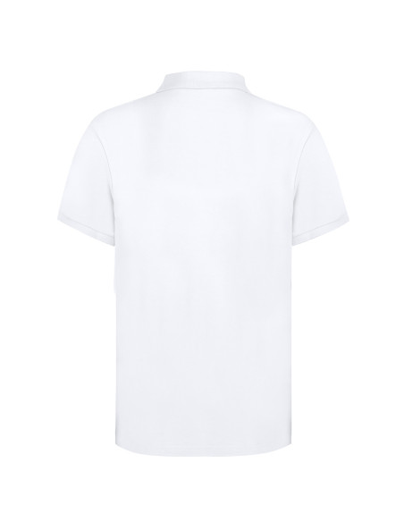 Polo para Publicidad blanco, 100% Algodón, S-3XL.