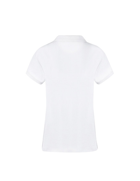 Polo Publicitarios Mujer, Blanco, Algodón, S-XXL.