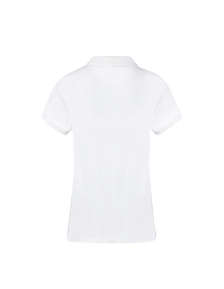 Polo Publicitarios Mujer, Blanco, Algodón, S-XXL.