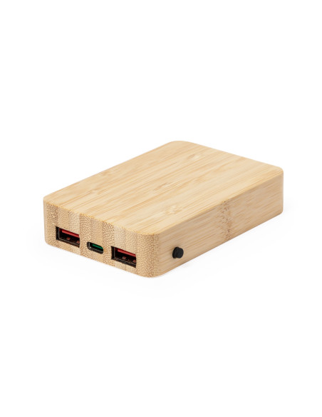 Power bank personalizada 5000 mAh, MagSafe, transparente.