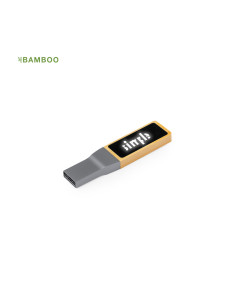 Memoria USB ECO en Bambú personalizada, 16GB.