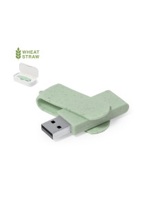 Memoria USB ECO en Caña de Trigo personalizada, 16GB. 2