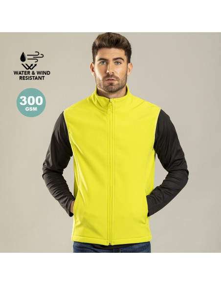 Chaleco personalizado impermeable, soft shell, S-XXL.