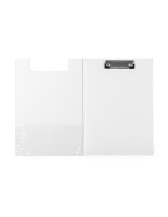 Portafolio personalizado en PVC con pinza y bolsillo. 2