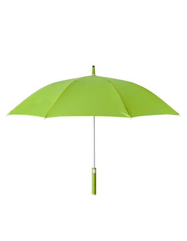 Paraguas publicitarios en RPET con apertura...