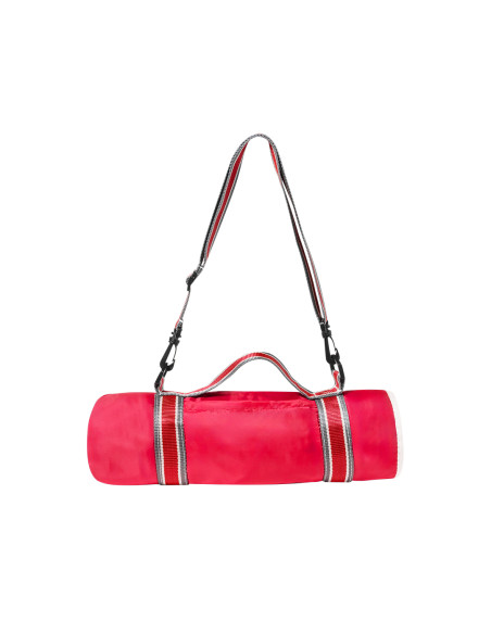 Manta de picnic personalizada polar fleece, base poliéster.