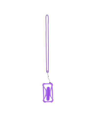 Lanyard publicitario con soporte móvil y...