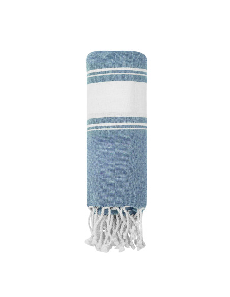 Pareo toalla para clientes en algodón y poliéster. 180g/m².