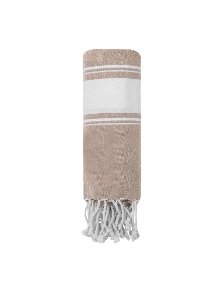 Pareo toalla para clientes en algodón y poliéster. 180g/m².