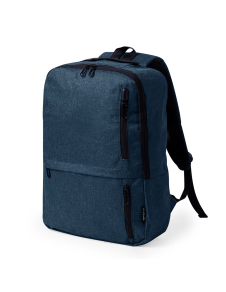 Mochila para Publicidad 600D RPET. Con cremallera doble