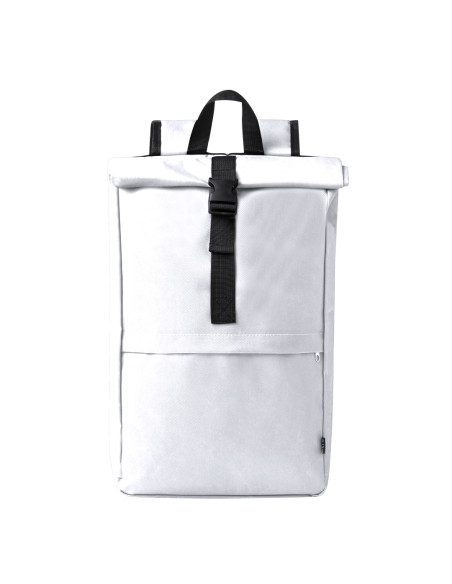 Mochila para Publicidad 600D RPET, Bolsillo principal con Hebilla