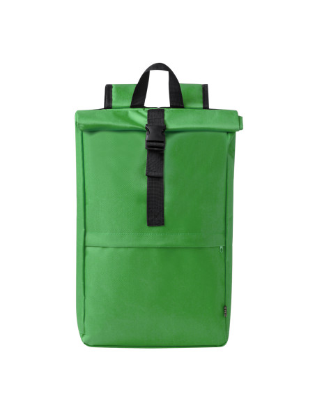 Mochila para Publicidad 600D RPET, Bolsillo principal con Hebilla