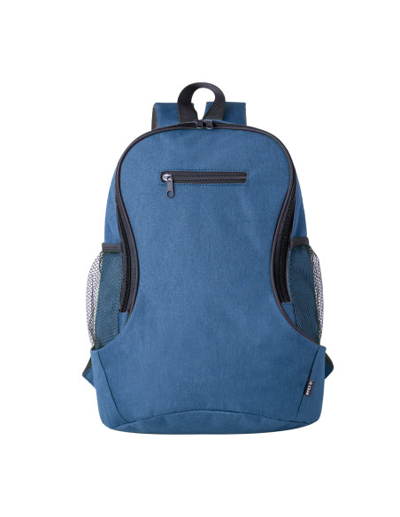 Mochila para Publicidad 300D RPET, Bolsillo frontal con Cremallera