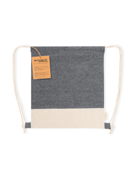 Mochila Publicitaria de cuerdas en Algodón reciclado 120g/m2