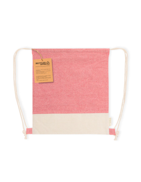 Mochila Publicitaria de cuerdas en Algodón reciclado 120g/m2