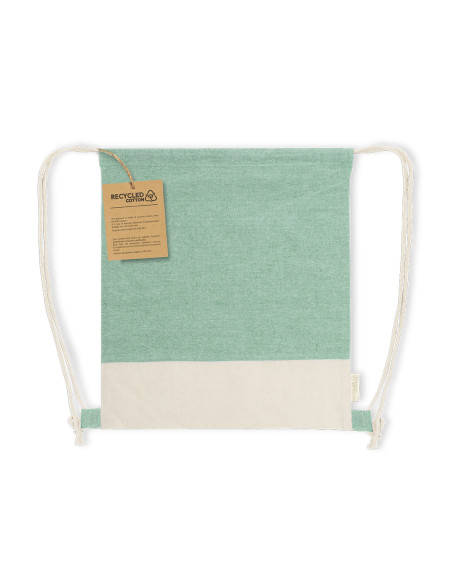 Mochila Publicitaria de cuerdas en Algodón reciclado 120g/m2