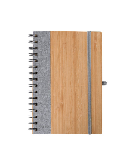 Libreta Publicitaria de Anillas con tapas Bambú