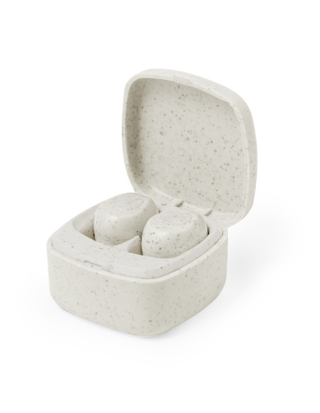 Auriculares Inalambricos Personalizados Bluetooth ECO, Caña de Trigo